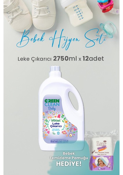 Green Clean Baby Leke Çıkarıcı 2,75 Lt x 12 Adet