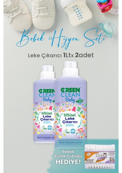 Baby Leke Çıkarıcı 1 Lt x 2 Adet