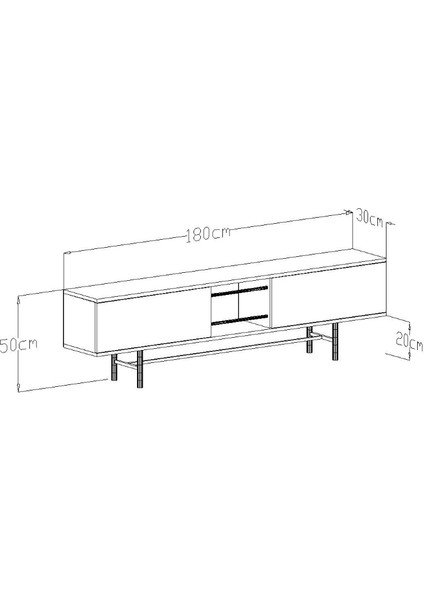 Gordontv ÜNITESI180 cm