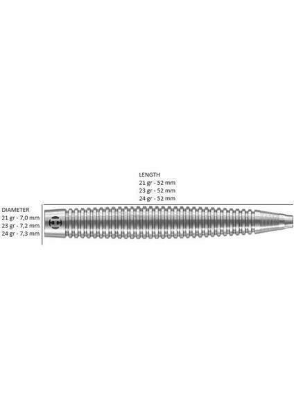 Shard %90 Tungsten Dart Oku