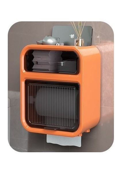 Banyoda Yumruksuz Çok Fonksiyonlu Kağıt Havlu Askısı (Yurt Dışından)