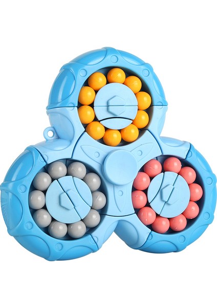 Yaratıcı Fidget Spinner Altı Taraflı Dönen Rubik Küpü Sihirli Fasulye (Yurt Dışından)