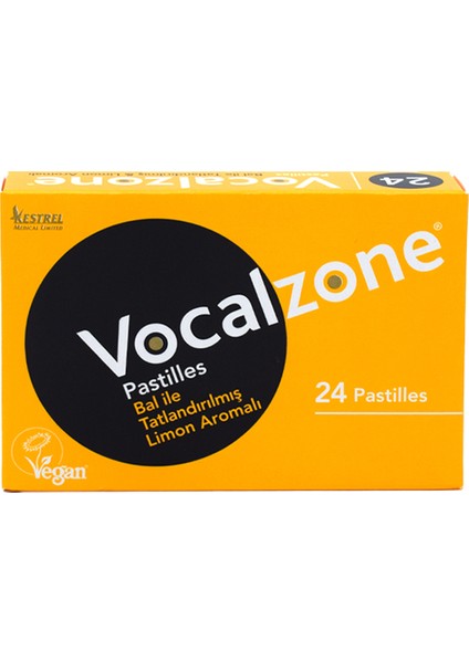 Klasik Pastil 24'li + Vocalzone Ballı Limonlu Pastil 24'li + Vocalzone Frenk Üzümlü (Şekersiz) Pastil 24'li