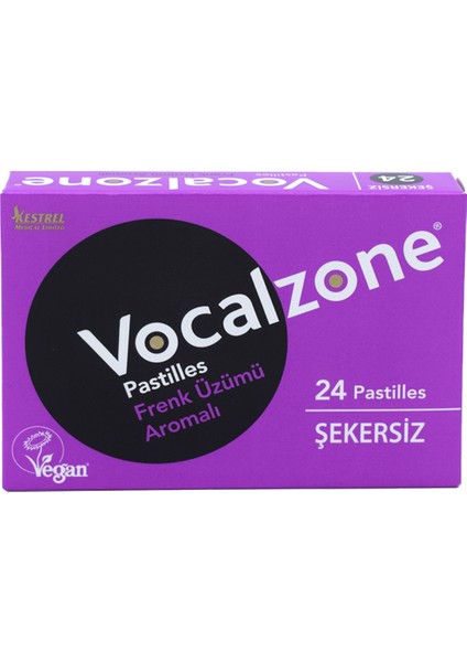 Klasik Pastil 24'li + Vocalzone Ballı Limonlu Pastil 24'li + Vocalzone Frenk Üzümlü (Şekersiz) Pastil 24'li