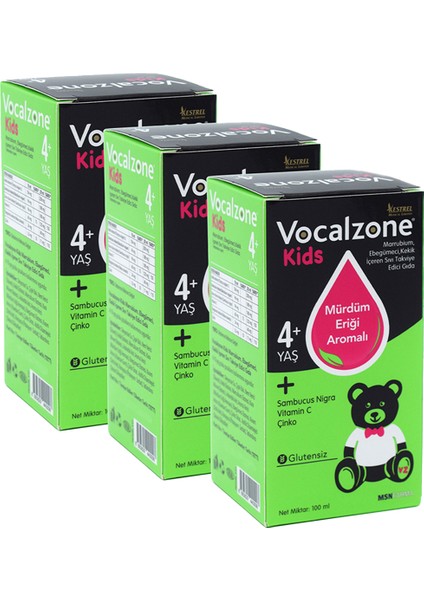 Kids (Çocuk) Şurup 100 ml + 3'lü Paket