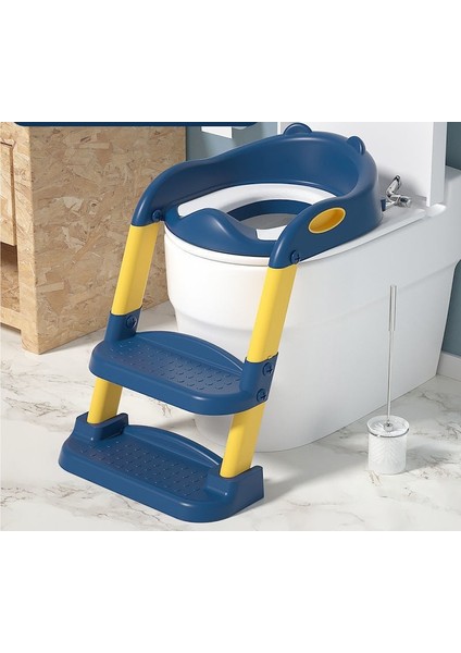 Çocuk Merdiveni Katlanır Klozet-Pvc Döşeme (Yurt Dışından)