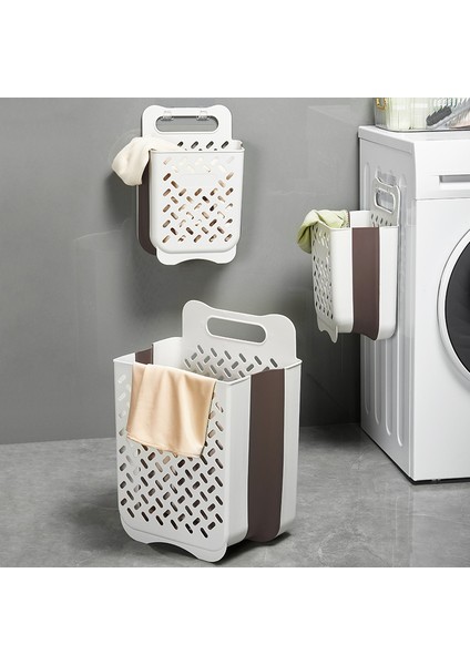 Banyo Yumruksuz Duvara Monte Katlanır Çamaşır Sepeti (Yurt Dışından) fiyatları