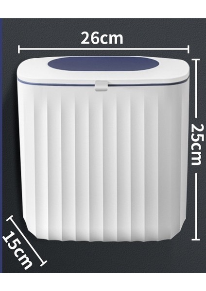 Çivisiz Kurulum Ev Banyo Asılı Çöp Tenekesi (Yurt Dışından)