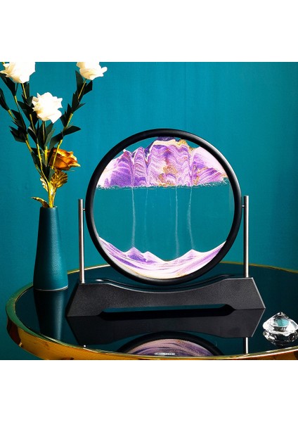 12 Inç Yuvarlak Cam Sanatı Bataklık Boyama (Yurt Dışından)