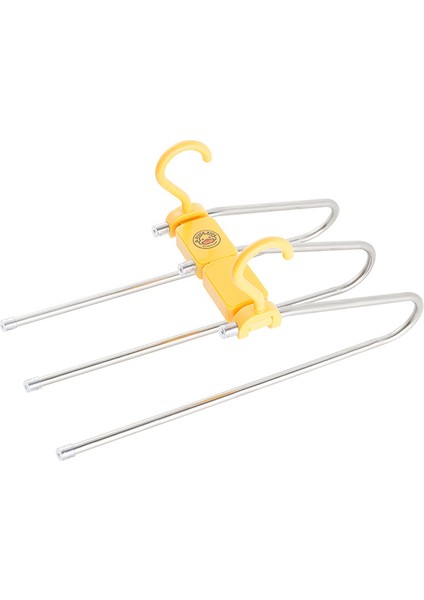 Ev Katlanabilir Teleskopik Çok Katmanlı Paslanmaz Çelik Pantolon Depolama Askısı (Yurt Dışından)