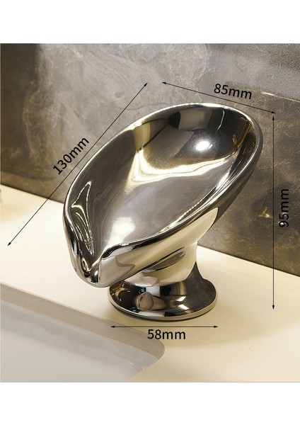 Hafif Lüks Drenaj Seramik Sabunluk (Yurt Dışından)