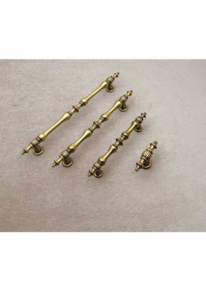 Vintage Antik Sarı Mobilya Dolap Tv Ünitesi Vestiyer Mutfak Dolap Çekmece Kulp 9,6 mm 4 Adet modelleri