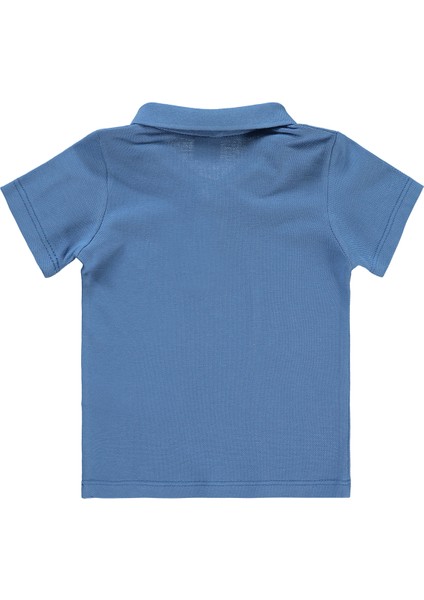 Erkek Bebek Tişört 6-18 Ay Indigo fiyatları