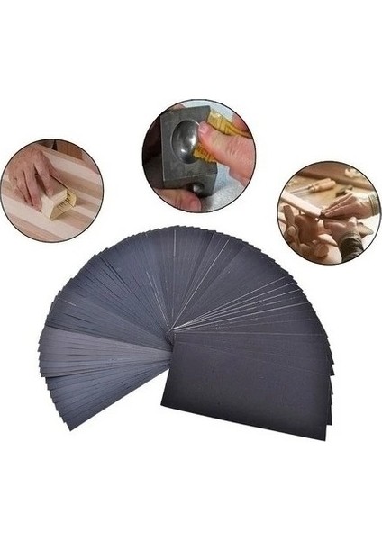 Zımpara Seti 15 Parça Karma Set A4 Boyutunda