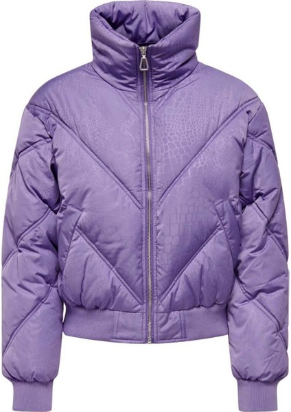 Markasız Only 15293753 Icı Dolgulu Desenlı Polyester Kumas Mont