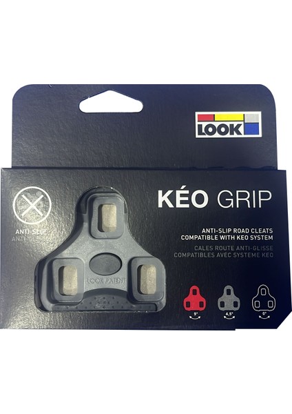 Keo Grip Kal 4.5 Derece Yol Yarış Bisikleti Kali Gri