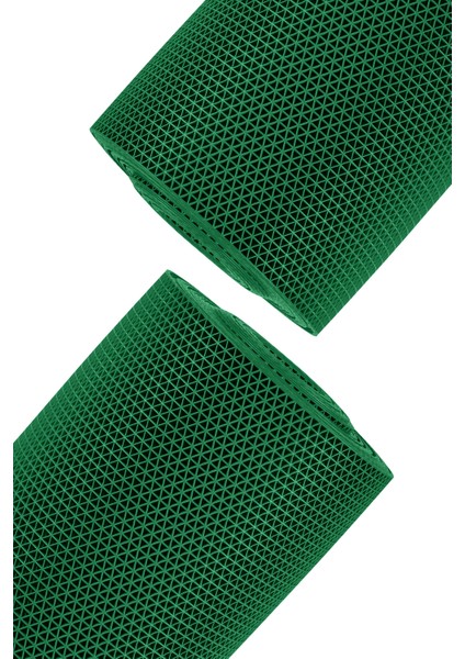 Kaydırmaz Yeşil Yıldız Paspas EN:90cm 90 x 400 cm