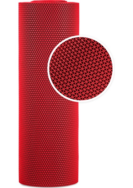 Kaydırmaz Kırmızı Yıldız Paspas EN:120cm 120 x 950 cm