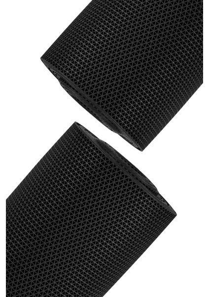 Kaydırmaz Siyah Yıldız Paspas EN:90cm 90 x 220 cm