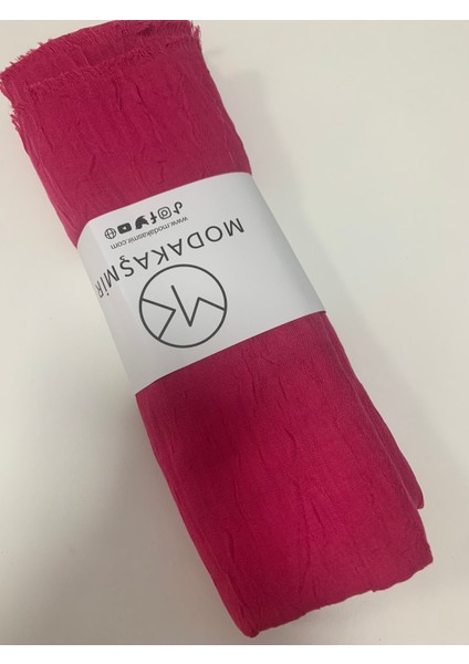 Fuşya Renk Bambu Şal