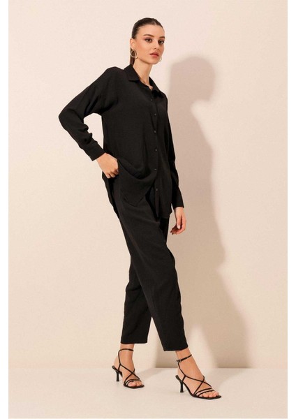 Kadın Oversize Ikili Takım Siyah modelleri