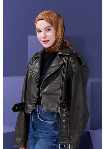 Karamel Kahve Jakar Şal fırsatları