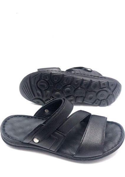 Hakiki Deri Ortopedik Masajlı Erkek Sandalet modelleri