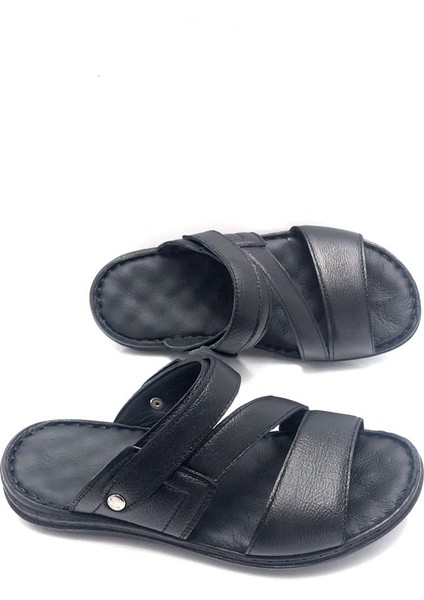 Hakiki Deri Ortopedik Masajlı Erkek Sandalet fırsatları