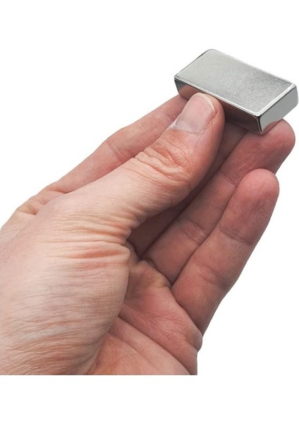 Çap: 40X20X10 mm Köşeli Neodyum Mıknatıs Magnet- Çok Güçlü Neodyum Mıknatıs