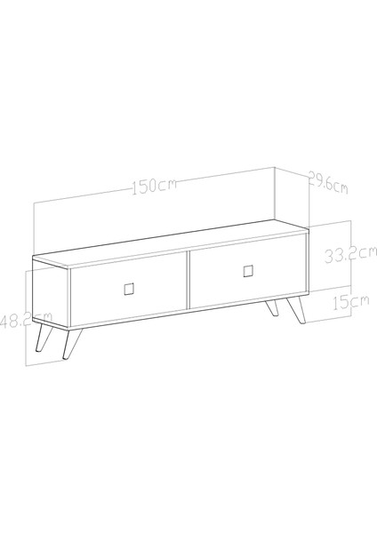 Givayo Mobilya Marco Tv Ünitesi 150 cm