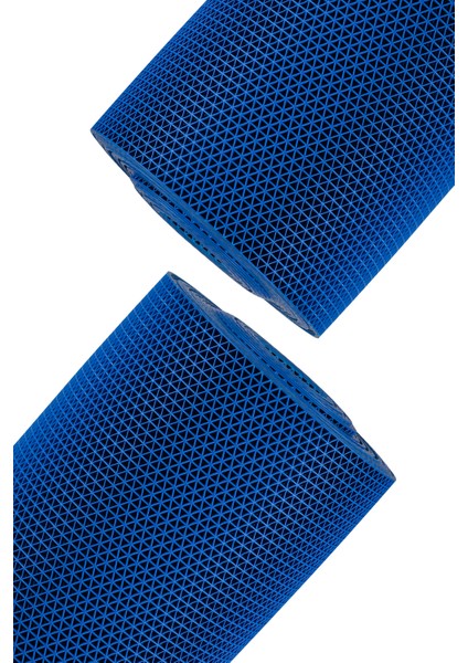 Kaydırmaz Mavi Yıldız Paspas EN:120cm 120 x 100 cm