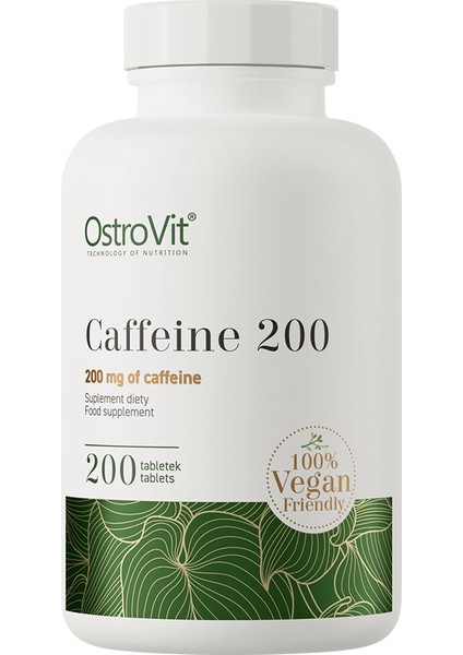 Ostrovıt Pharma Caffeine Powder 200 Tablet - 200 Mg