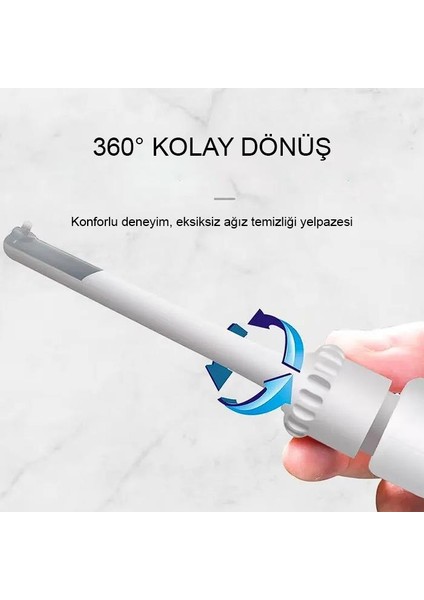 Taşınabilir Su Basınçlı Diş Temizleme Cihazı Ağız Duşu Diş Yıkama Aparatı Oral Irrigator