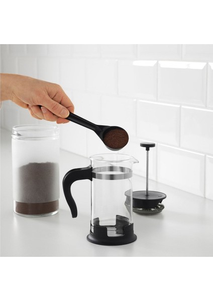 French Press 0,4 Litre Cam/paslanmaz Çelik Yükseklik: 17 cm Çap: 8 cm