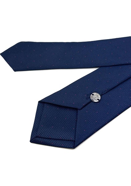 Lacivert Nokta Desen Ince Kravat SK7944 fiyatları