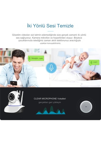 Hd 1080P Gece Görüşü 360° Açı Ayarlanabilir Güvenlik Kamerası Ev Güvenliği/evcil Hayvan/hırsızlığa Karşı/kapı/dış Mekan Kamerası fırsatları