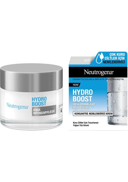 Hydro Boost Konsantre Nemlendirici Krem 50 ml Yoğun yüz kremi