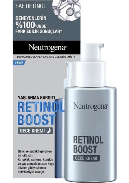 Retinol Boost Gece Kremi Yaşlanma Karşıtı 50ML Spf 15