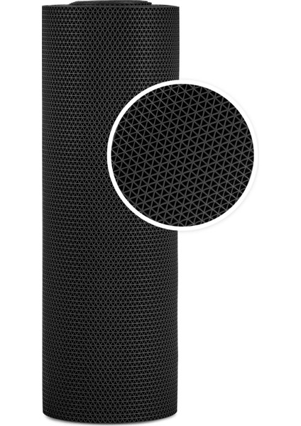 Kaydırmaz Siyah Yıldız Paspas EN:120cm 120 x 950 cm