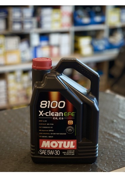 8100 X-Clean Efe 5W-30 4 Litre Motor Yağı