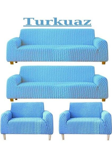 3+3+1+1 Bürümcük Eteksiz, Lastikli, Esnek, Yıkanabilir Koltuk, Kanepe, Çekyat Takımı Örtüsü/kılıfı