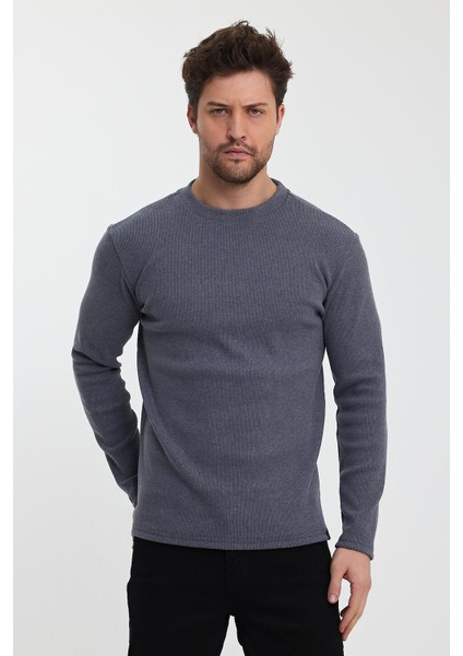 Bisiklet Yaka Kaşkorse SWEATSHIRT(E23-73204)