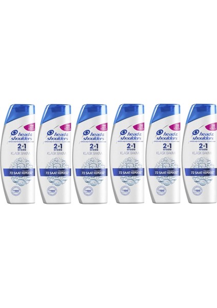 Head And Shoulders Head And Shoulders 2 In 1 Klasik Bakım 250 ml x 6 Adet