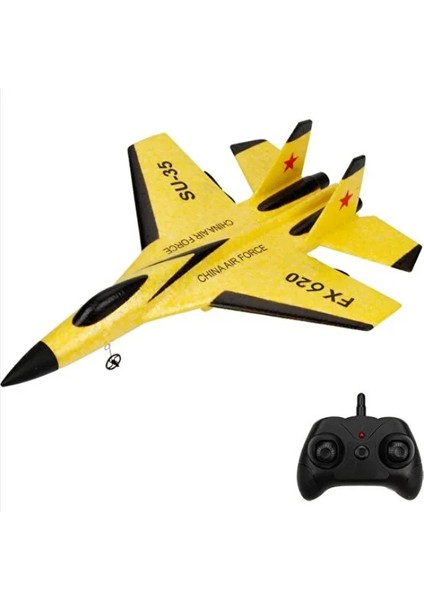 Fx Su 35 Avion Rc Rc Avcı Model Uçak - Sarı (Yurt Dışından)