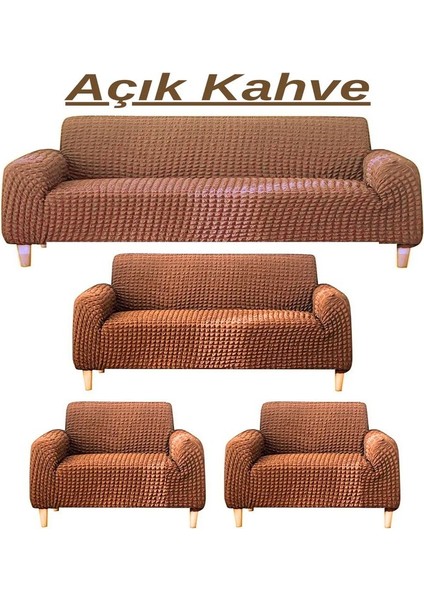 3+2+1+1 Bürümcük Eteksiz, Lastikli, Esnek, Yıkanabilir Koltuk, Kanepe, Çekyat Takımı Örtüsü/kılıfı