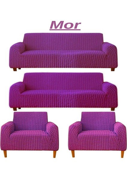 3+2+1+1 Bürümcük Eteksiz, Lastikli, Esnek, Yıkanabilir Koltuk, Kanepe, Çekyat Takımı Örtüsü/kılıfı fırsatları