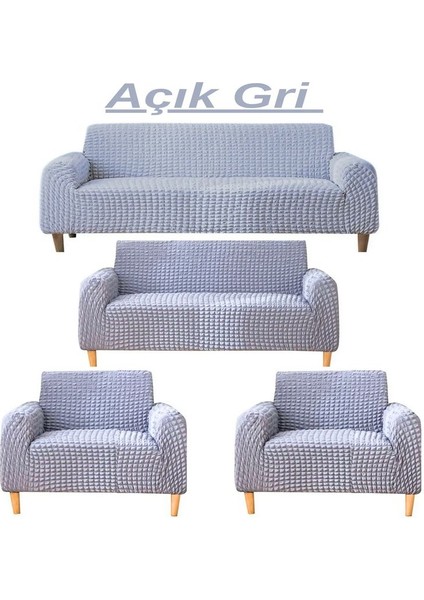 3+2+1+1 Bürümcük Eteksiz, Lastikli, Esnek, Yıkanabilir Koltuk, Kanepe, Çekyat Takımı Örtüsü/kılıfı