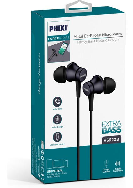 Force HS620 Metal Başlıklı Ekstra Bass Mikrofonlu Kulaklık fiyatları