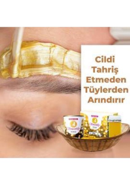 8 Parça Gold Boncuk ( Penta ) Ağda Soyulabilen Yüz Ağdası Karınca Yumurta Yağı Spatula fiyatları