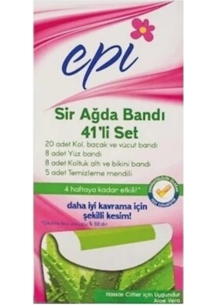 Ağda Bandı 41'li Set Aloe Vera Sir fiyatları